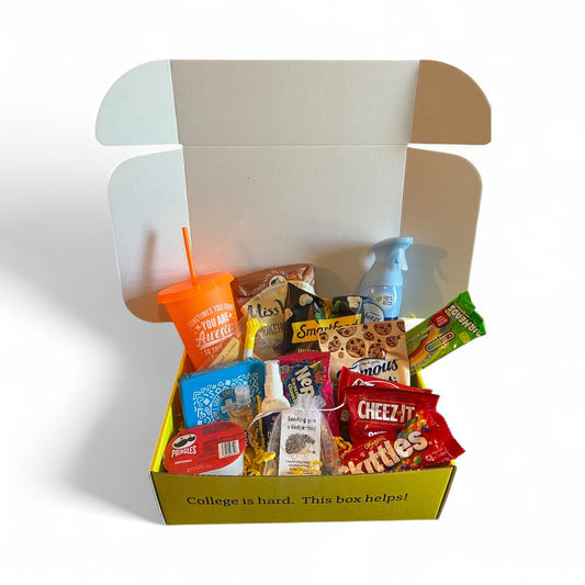 College Survival Box 12"x 10"