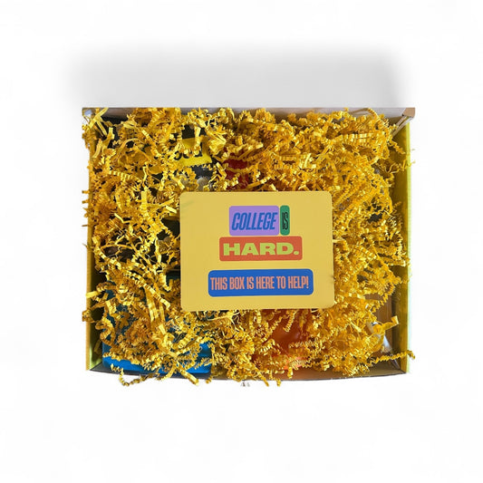 College Survival Box 12"x 10"