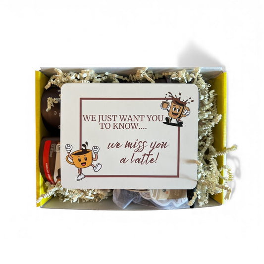 Miss You a Latte Box 8"x 6"